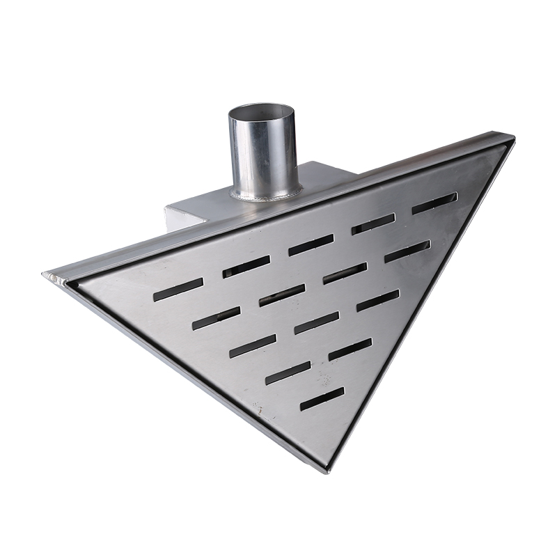 Scarico doccia lineare per bagno in acciaio inox Scarico triangolare orizzontale/verticale XY-102